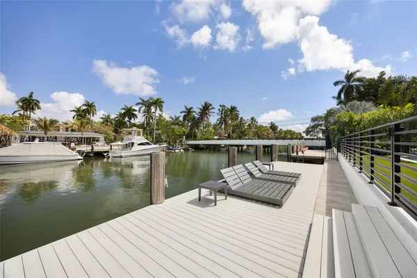 a view of house with swimming pool yard and outdoor seating