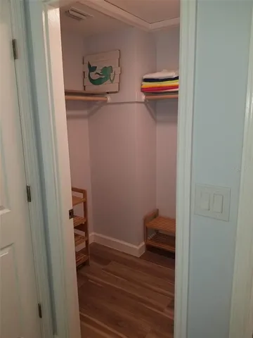 a view of walk in closet