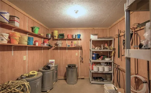 a view of storage and utility room
