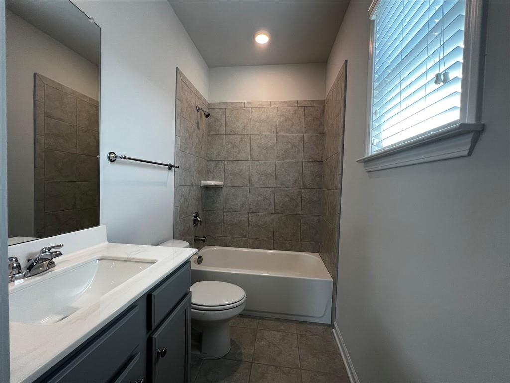 3339 Fall Branch Lane Buford, GA 30519 - Photo 14 of 30 a bathroom with a sink a toilet and shower