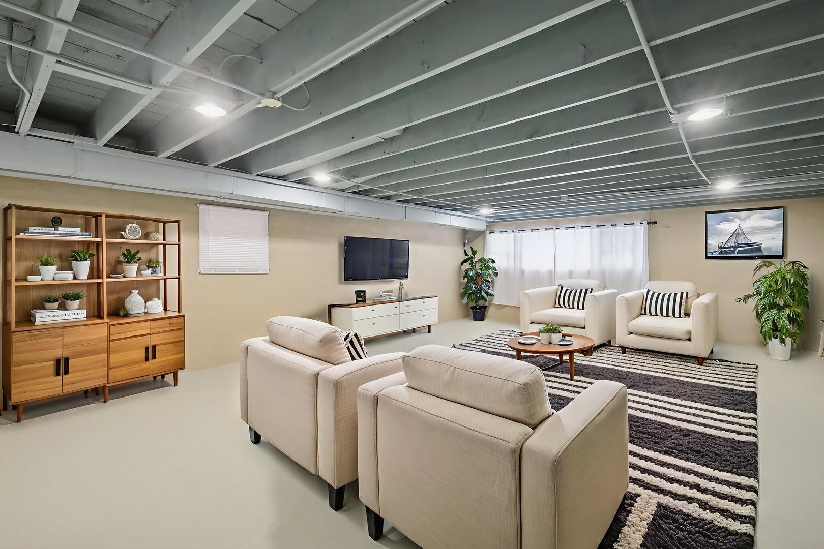 1711 West 43rd Street Chicago, IL 60609 - Photo 21 of 25 a living room with furniture and a flat screen tv