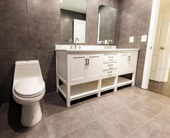 a view of a bathroom with a sink and a toilet