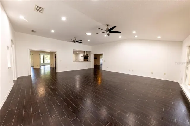 wooden floor in an empty room with wooden floor