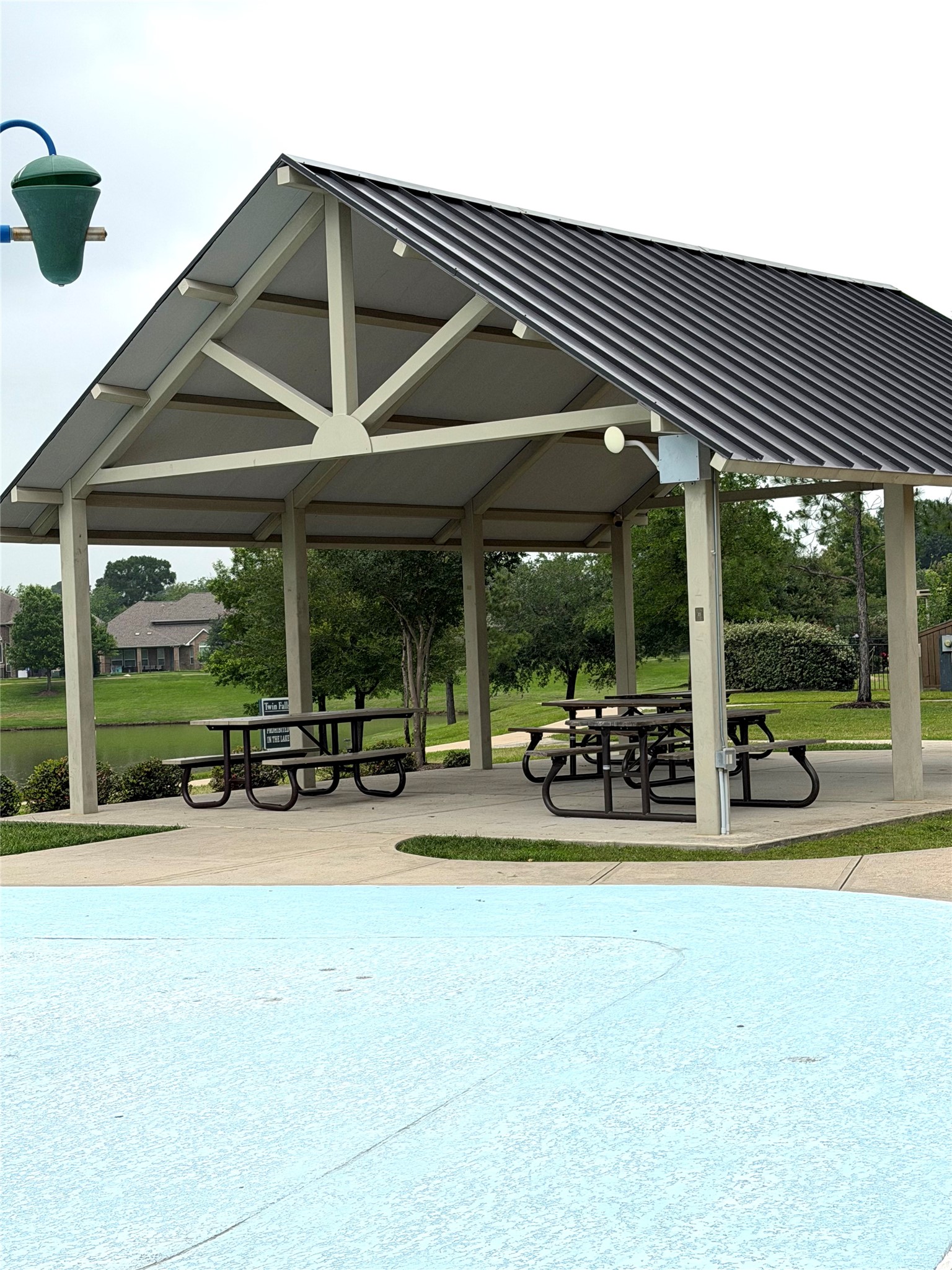 7046 Sliding Rock Circle Spring, TX 77379 - Photo 37 of 41 Delightful covered pavilion, ideal for outdoor gatherings with stunning views.
