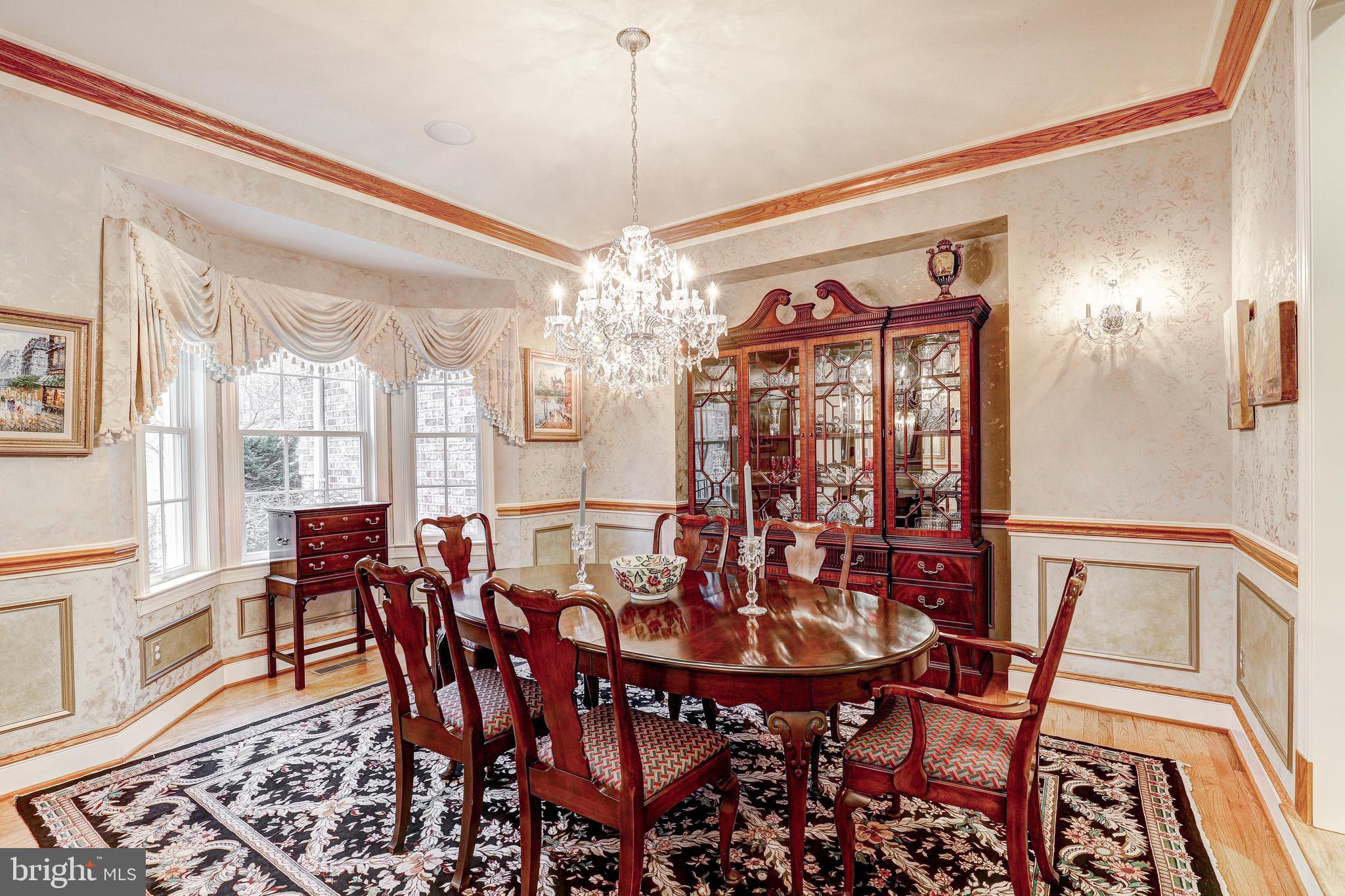 17420 Wesley Chapel Road Monkton, MD 21111 - Photo 9 of 76 Beautiful DR w/ crown & box moldings.