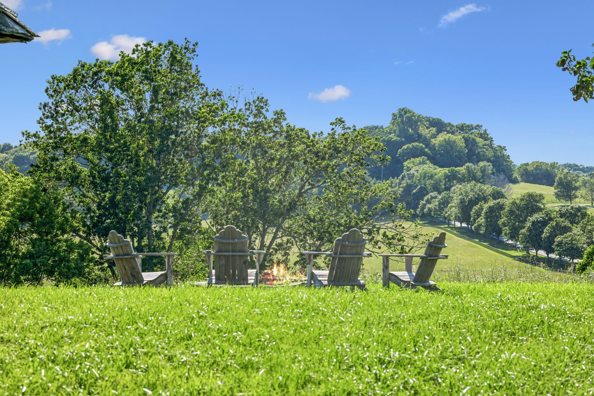 3201 Carl Road Franklin, TN 37064 - Photo 9 of 47 a backyard of a house with lots of green space