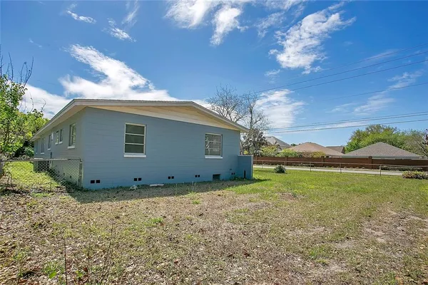 a house view with a garden space