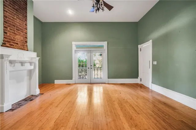 a kitchen with a sink and a refrigerator
