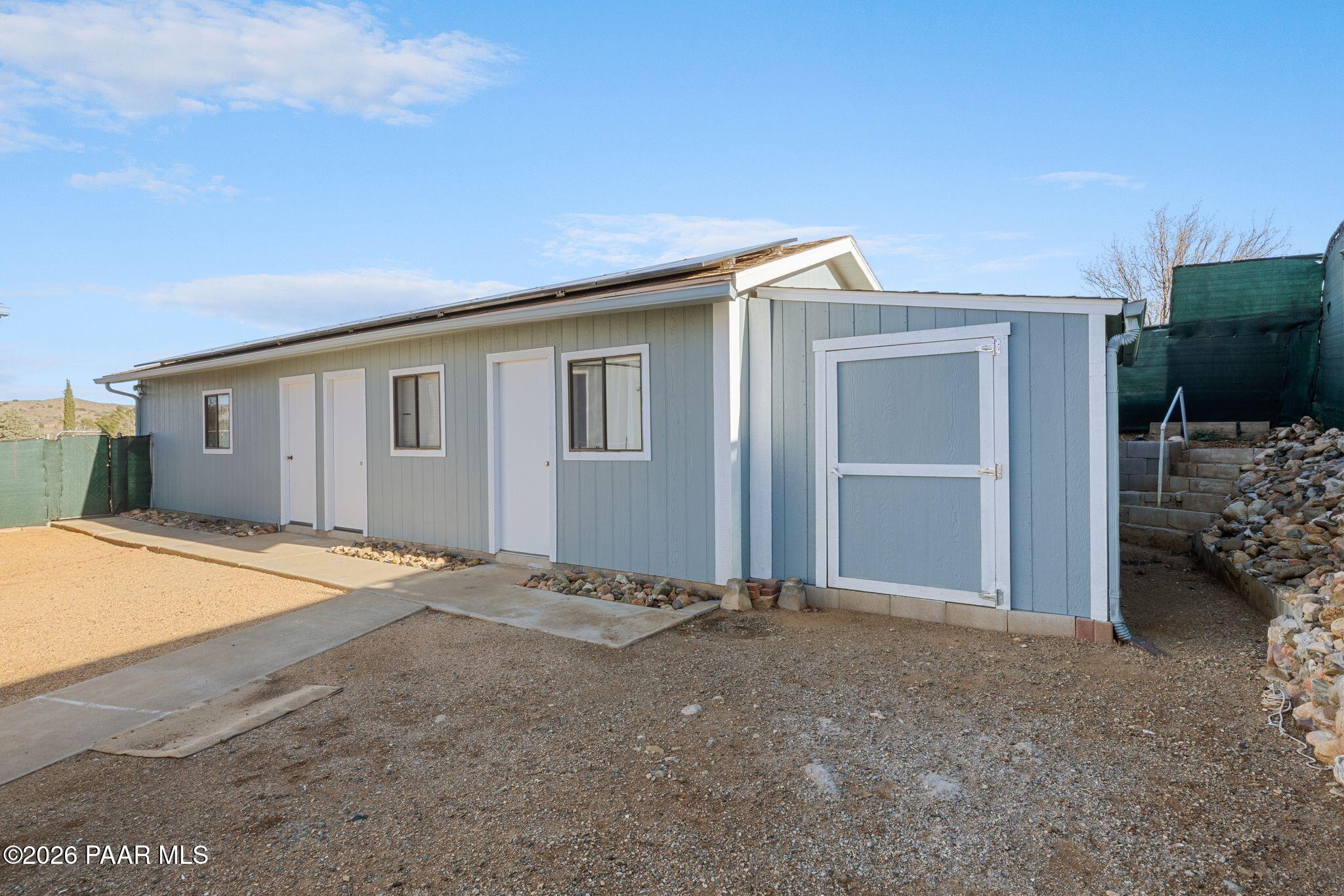 17202 East Bob White Road Mayer, AZ 86333 - Photo 32 of 42 189- Garage, Bedroom, and Storage
