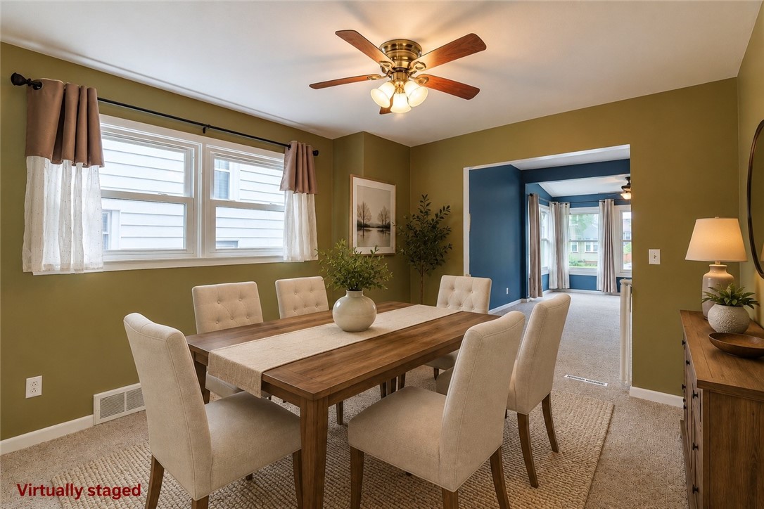 210 Laurelton Road Irondequoit, NY 14609 - Photo 21 of 50 Virtually staged Dining Room