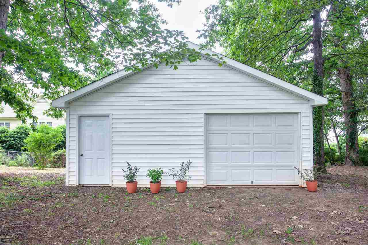 1901 French Drive Raleigh, NC 27612 - Photo 23 of 25 (23.6 x 16.0) Rests on a concrete pad and is wired Detached Storage Building