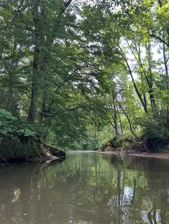 view of a black and white photo