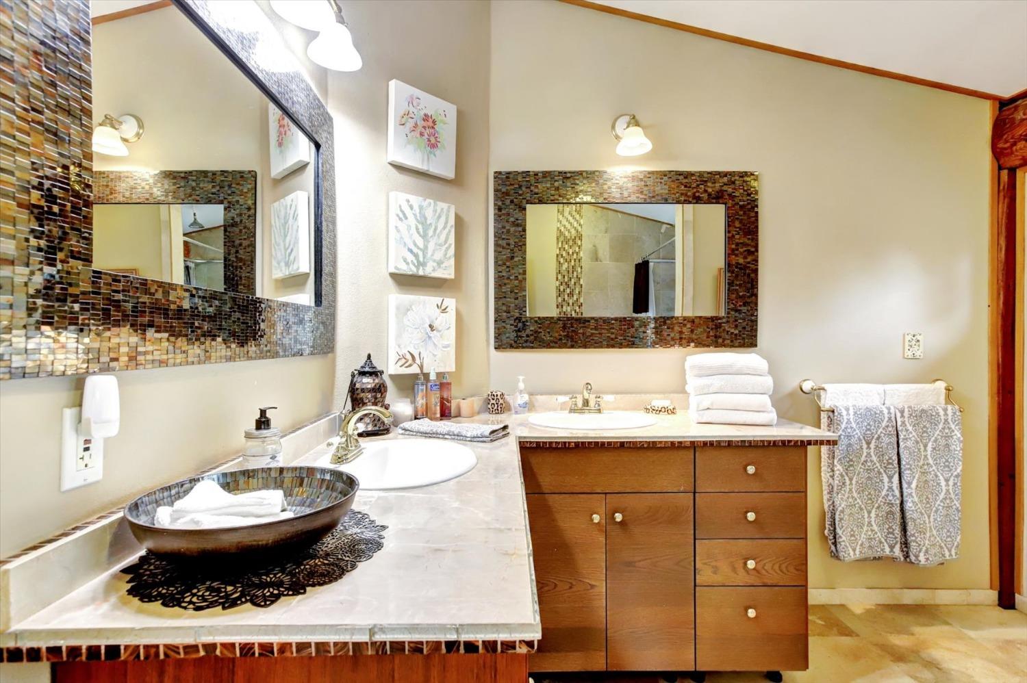 9844 Township Road Browns Valley, CA 95918 - Photo 22 of 35 a bathroom with a sink and a mirror
