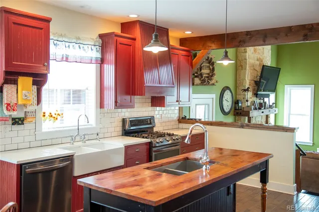 a bedroom with a bed and a closet