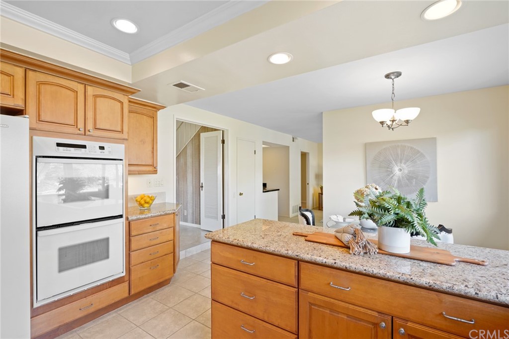 26623 Nokomis Road Rancho Palos Verdes, CA 90275 - Photo 14 of 42 a bathroom with a granite countertop sink a mirror and a shower