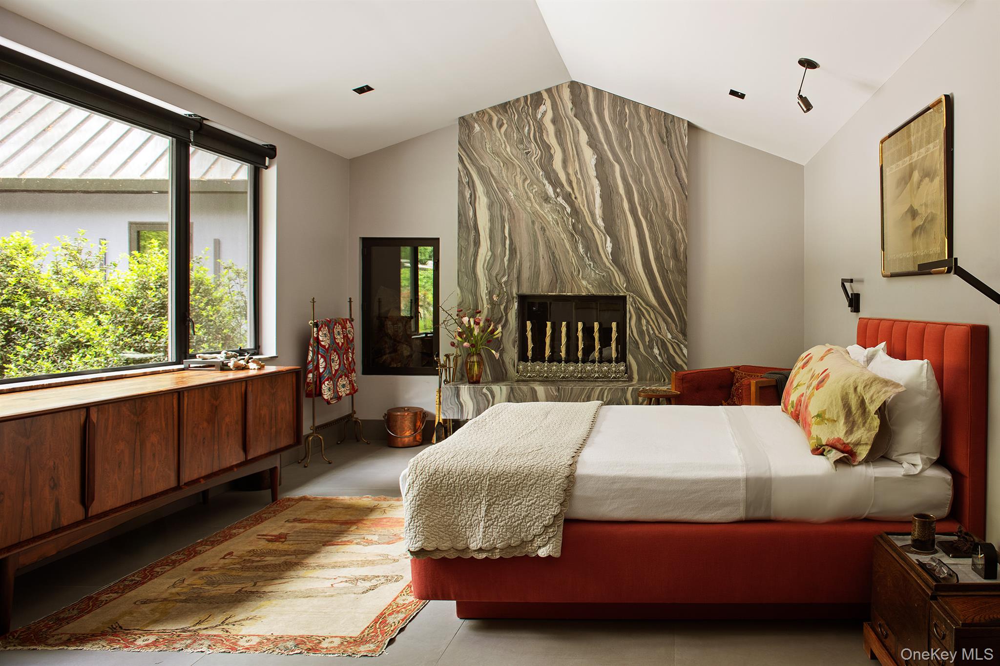 49 Indian Hill Road Pound Ridge, NY 10576 - Photo 17 of 34 Bedroom featuring lofted ceiling