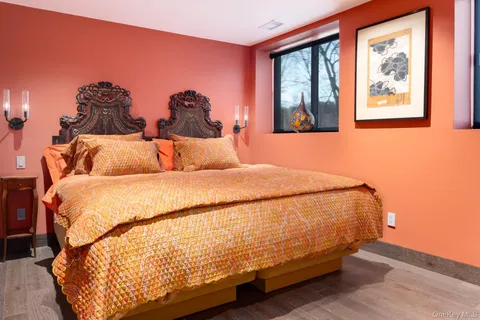 a view of an outdoor space with seating