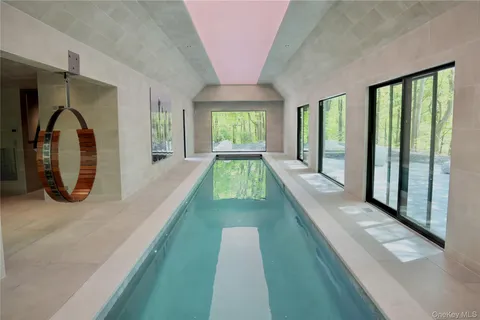 a view of a entryway in a house