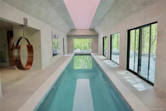 a view of a entryway in a house