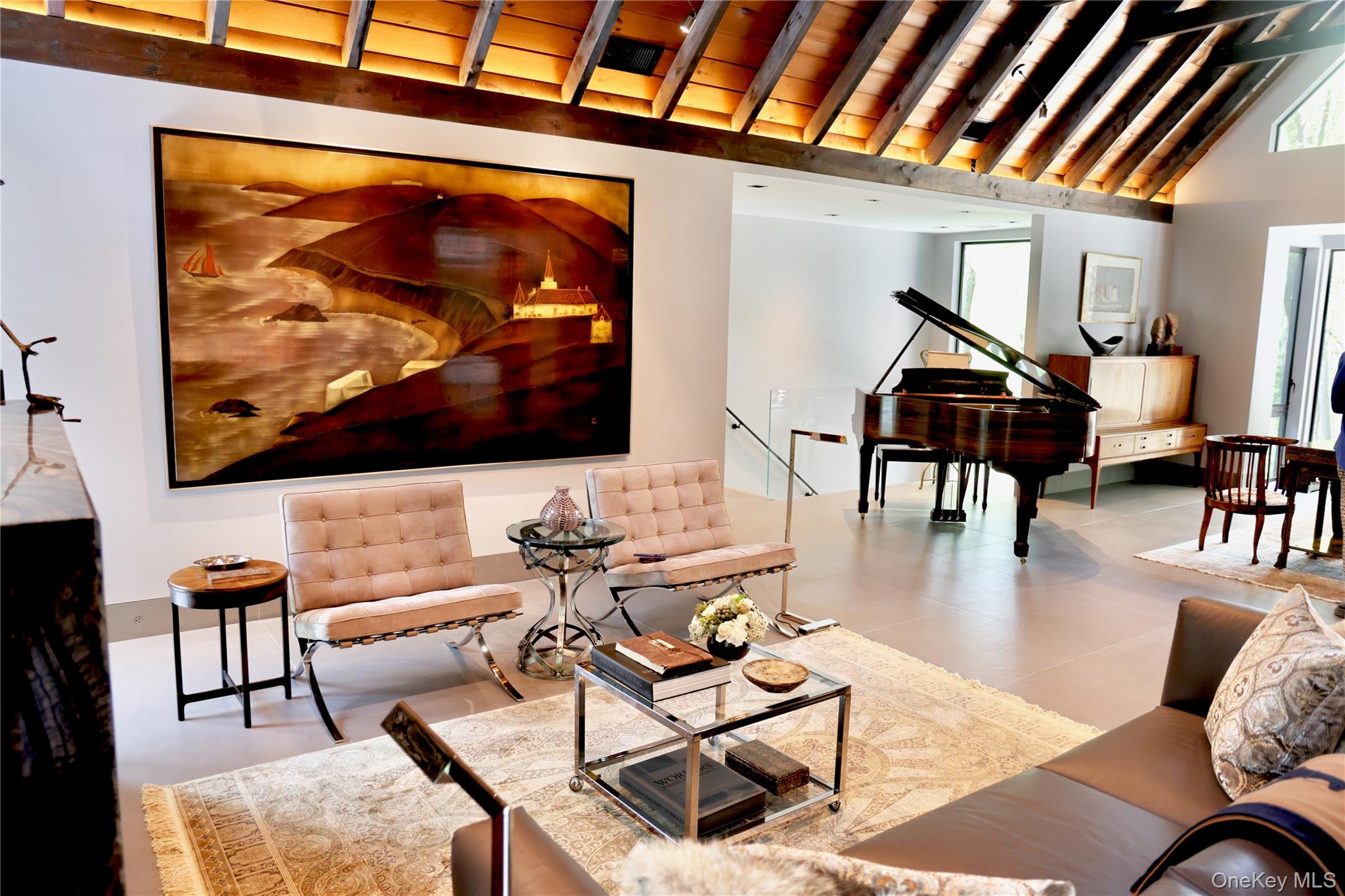 49 Indian Hill Road Pound Ridge, NY 10576 - Photo 9 of 34 a living room with furniture and wooden floor