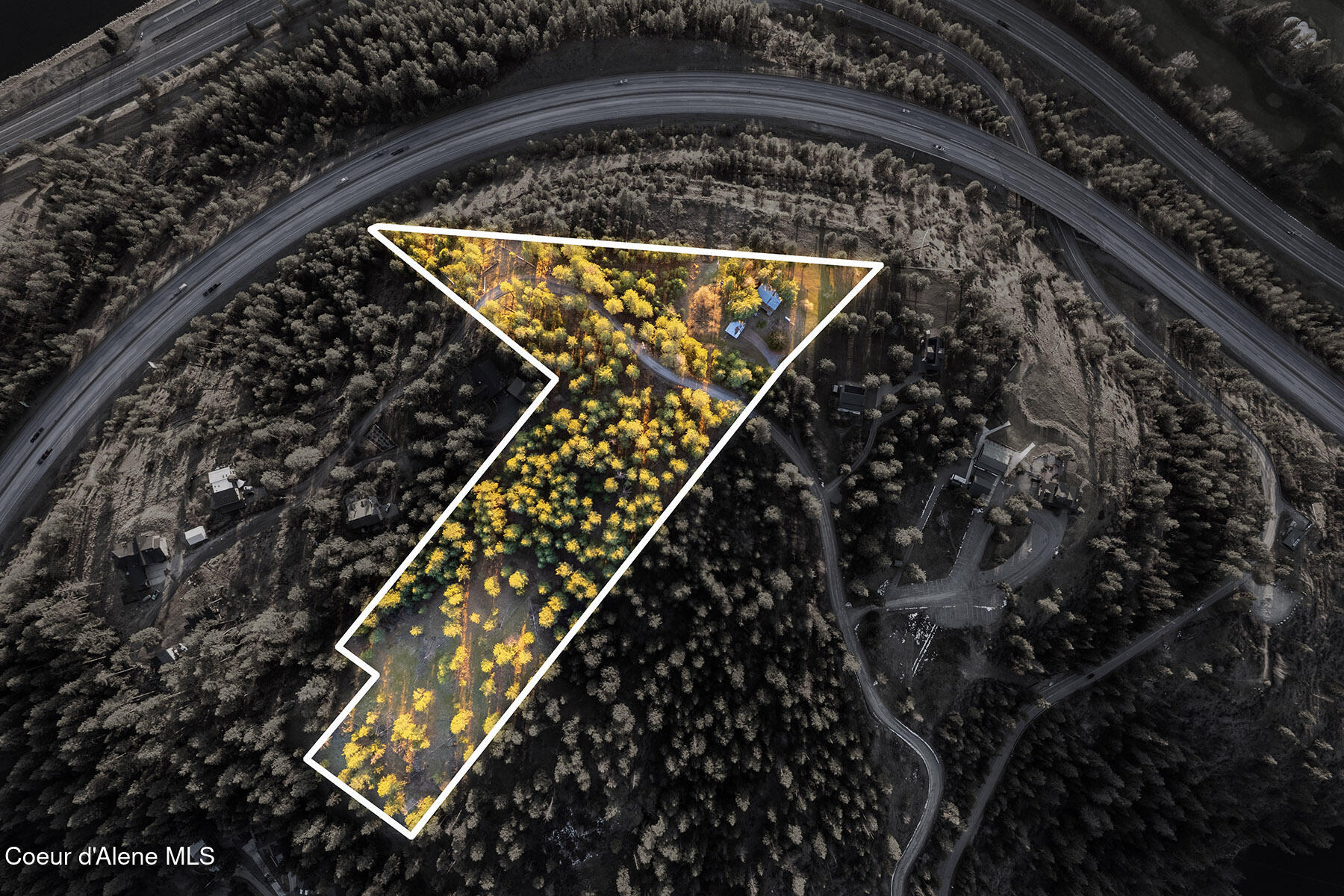 4234 East Potlatch Hill Road Coeur D'Alene, ID 83814 - Photo 4 of 46 Approx Lot Lines