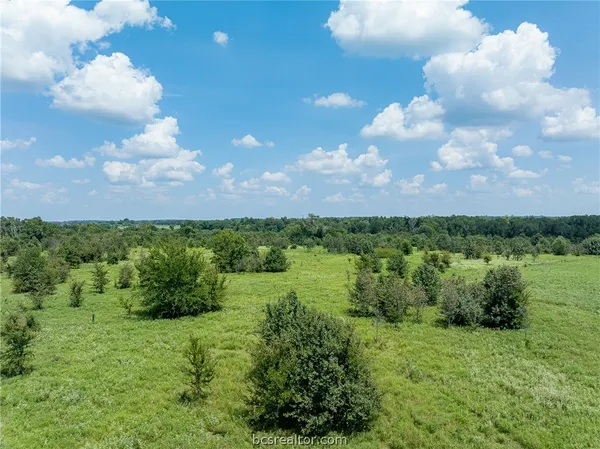 a view of a lake with houses in the back