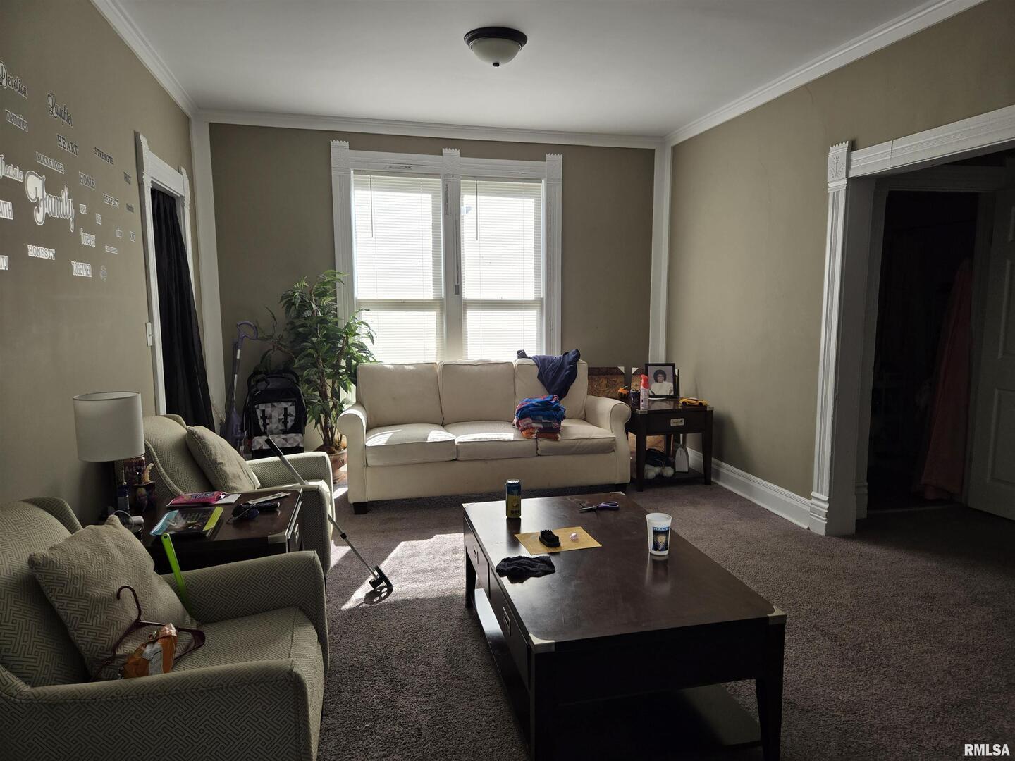 408 North Springer Street, Unit 2 Carbondale, IL 62901 - Photo 5 of 15 a living room with furniture and a window