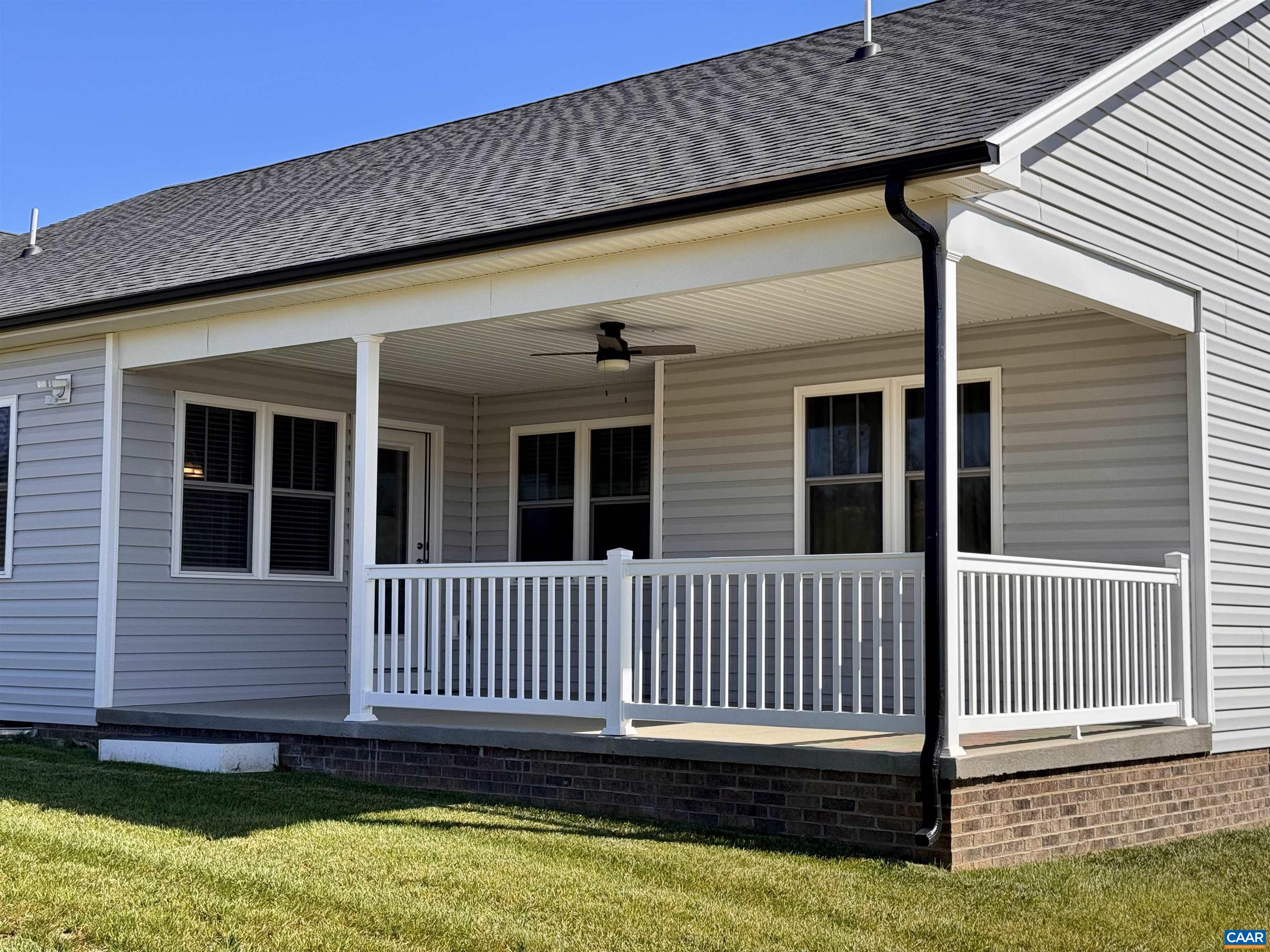 201 Spring Run Lane Waynesboro, VA 22980 - Photo 28 of 29 a view of a house with a small yard and wooden floor and fence