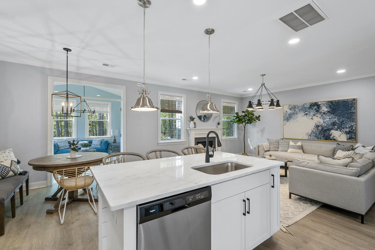 160 Boots Branch Road Summerville, SC 29485 - Photo 13 of 42 Kitchen Overlooking Family Room