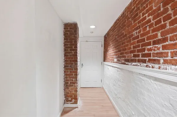 a view of a bathroom with a shower