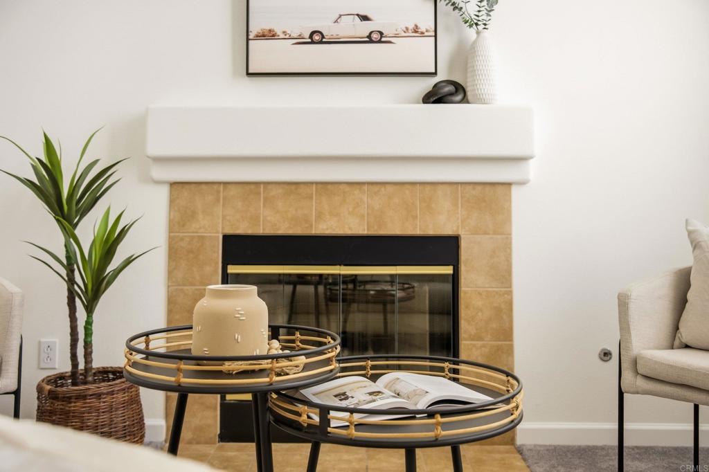 1265 Boca Raton Drive Chula Vista, CA 91915 - Photo 5 of 52 Cozy wood burning fireplace in the living room