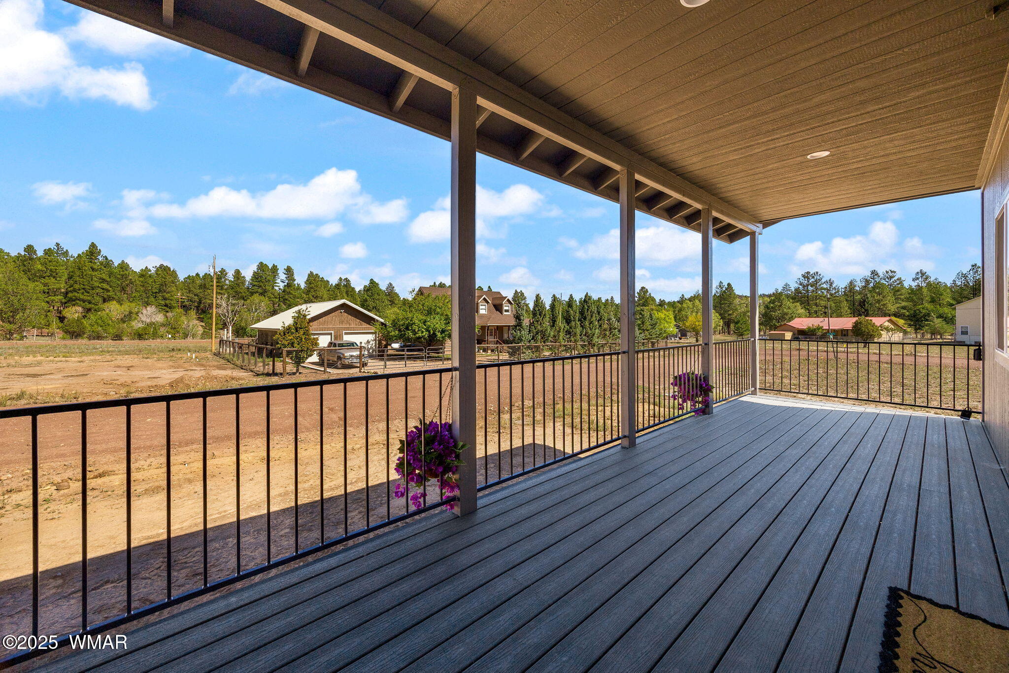 5523 Turkey Run Road Pinedale, AZ 85934 - Photo 3 of 34 a view of balcony with wooden floor