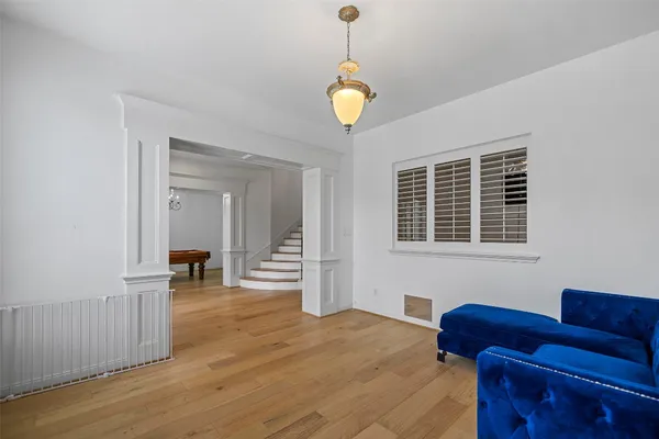 a view of livingroom with furniture and window