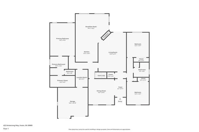 $535,000 | 422 Armstrong Way, Evans, GA 30809