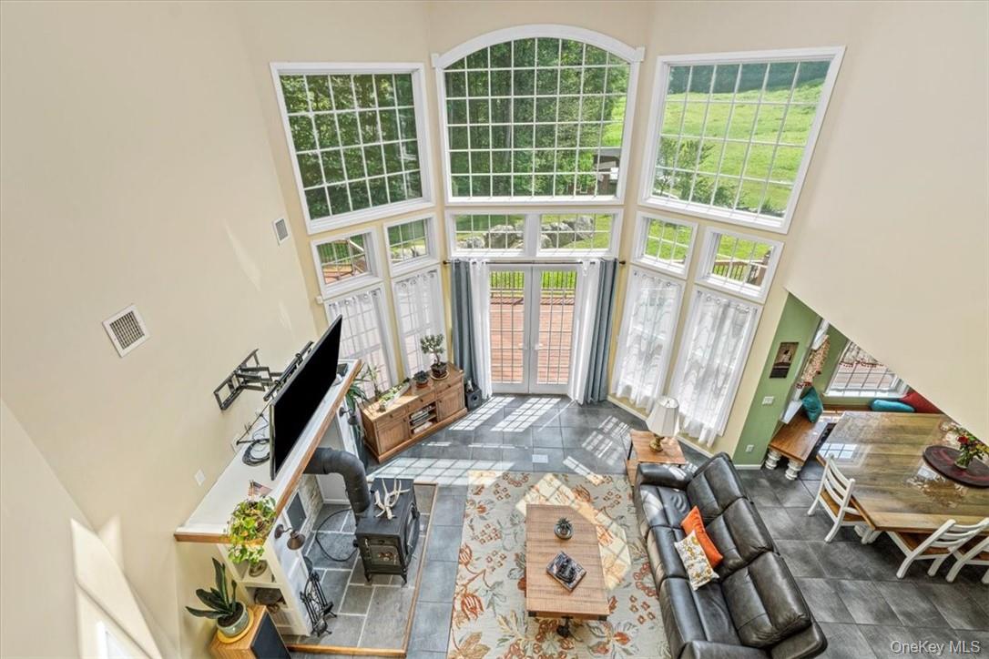 1081 East Mountain Road South Cold Spring, NY 10516 - Photo 14 of 50 Overlooking the Great Room from your Catwalk