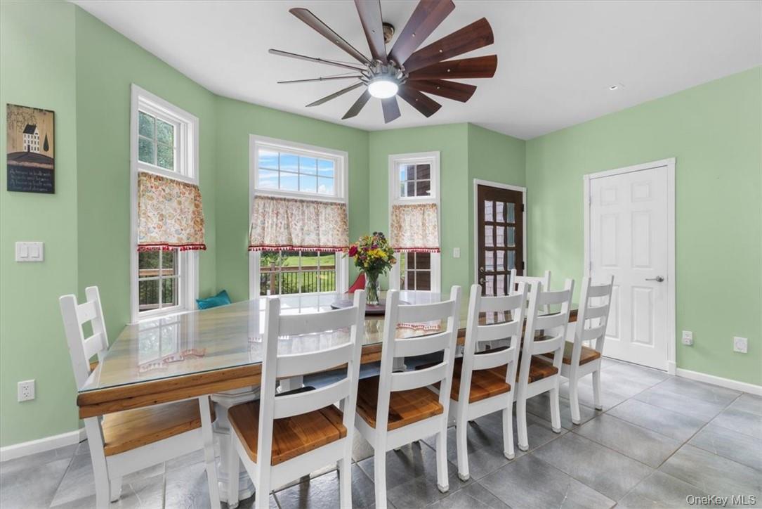 1081 East Mountain Road South Cold Spring, NY 10516 - Photo 19 of 50 Custom reclaimed American chestnut table that seat 14.