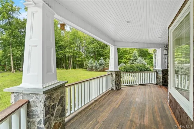 a view of front door of house
