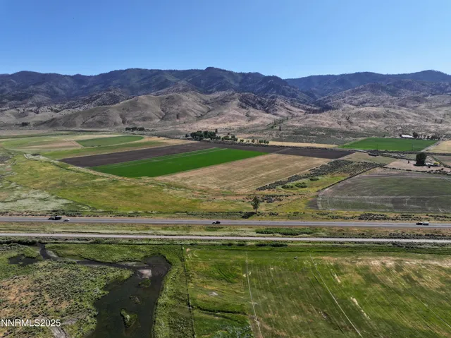 a view of a lake with a mountain