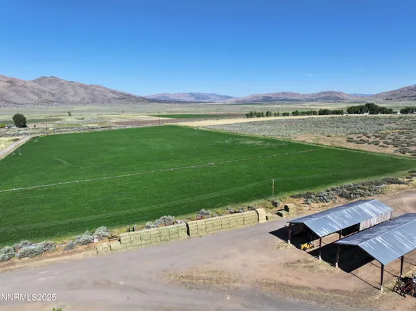 a view of a big yard next to a yard