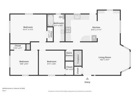 $399,900 | 4928 Bonnie View Lane, Richfield, WI 53033