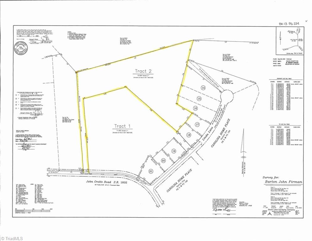 441 John Crotts Road Mocksville, NC 27028 - Photo 50 of 50 Plat Map