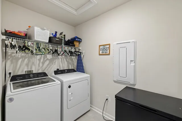 a view of storage and utility room