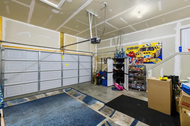 a view of balcony with furniture