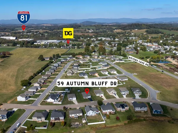 $382,000 | 59 Autumn Bluff Drive, Weyers Cave, VA 24486