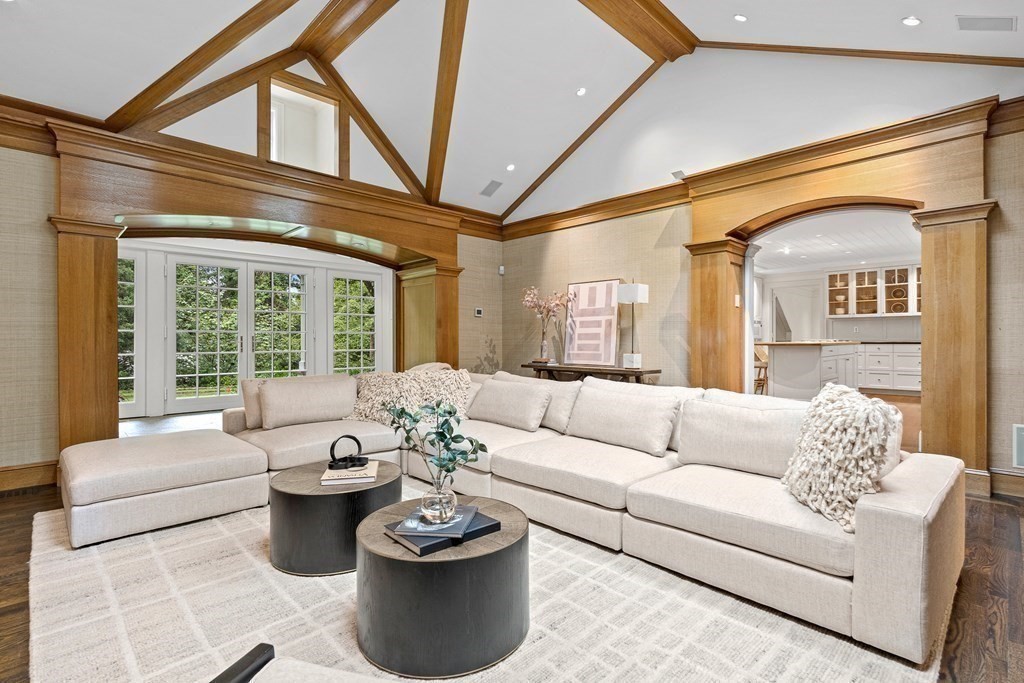 211 Meadowbrook Road Weston, MA 02493 - Photo 16 of 41 a living room with furniture and a large window