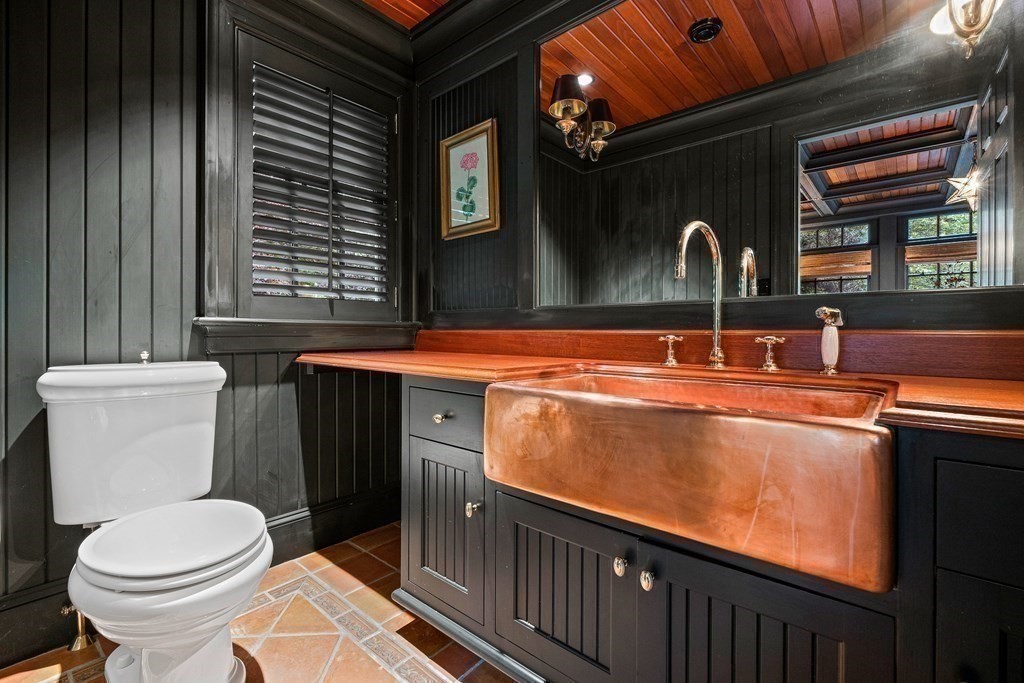 211 Meadowbrook Road Weston, MA 02493 - Photo 21 of 41 a bathroom with a sink and a toilet