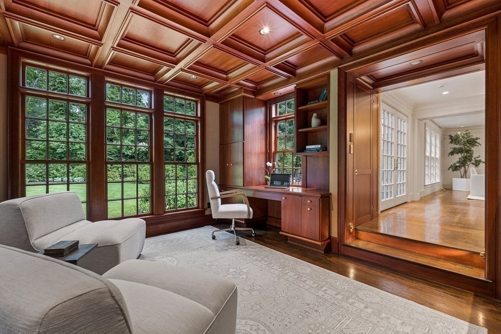 211 Meadowbrook Road Weston, MA 02493 - Photo 22 of 41 a livingroom with furniture and a large window