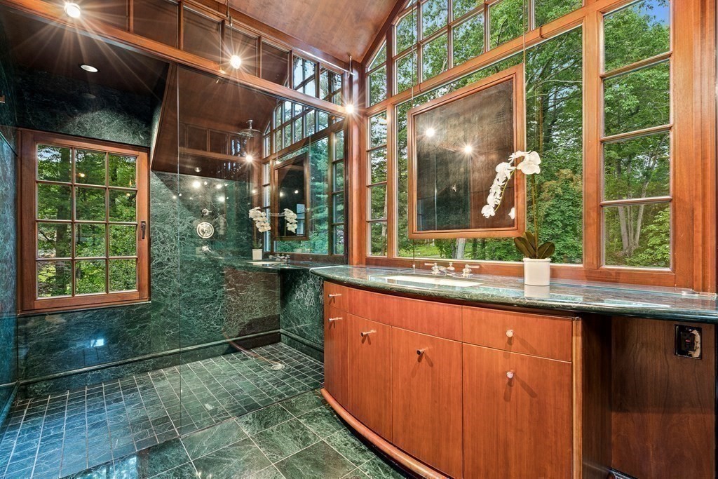 211 Meadowbrook Road Weston, MA 02493 - Photo 30 of 41 a view of a house with a backyard and a window