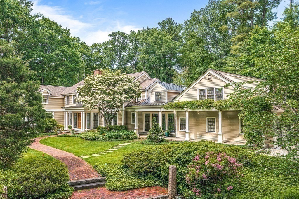 211 Meadowbrook Road Weston, MA 02493 - Photo 41 of 41 a front view of a house with a yard