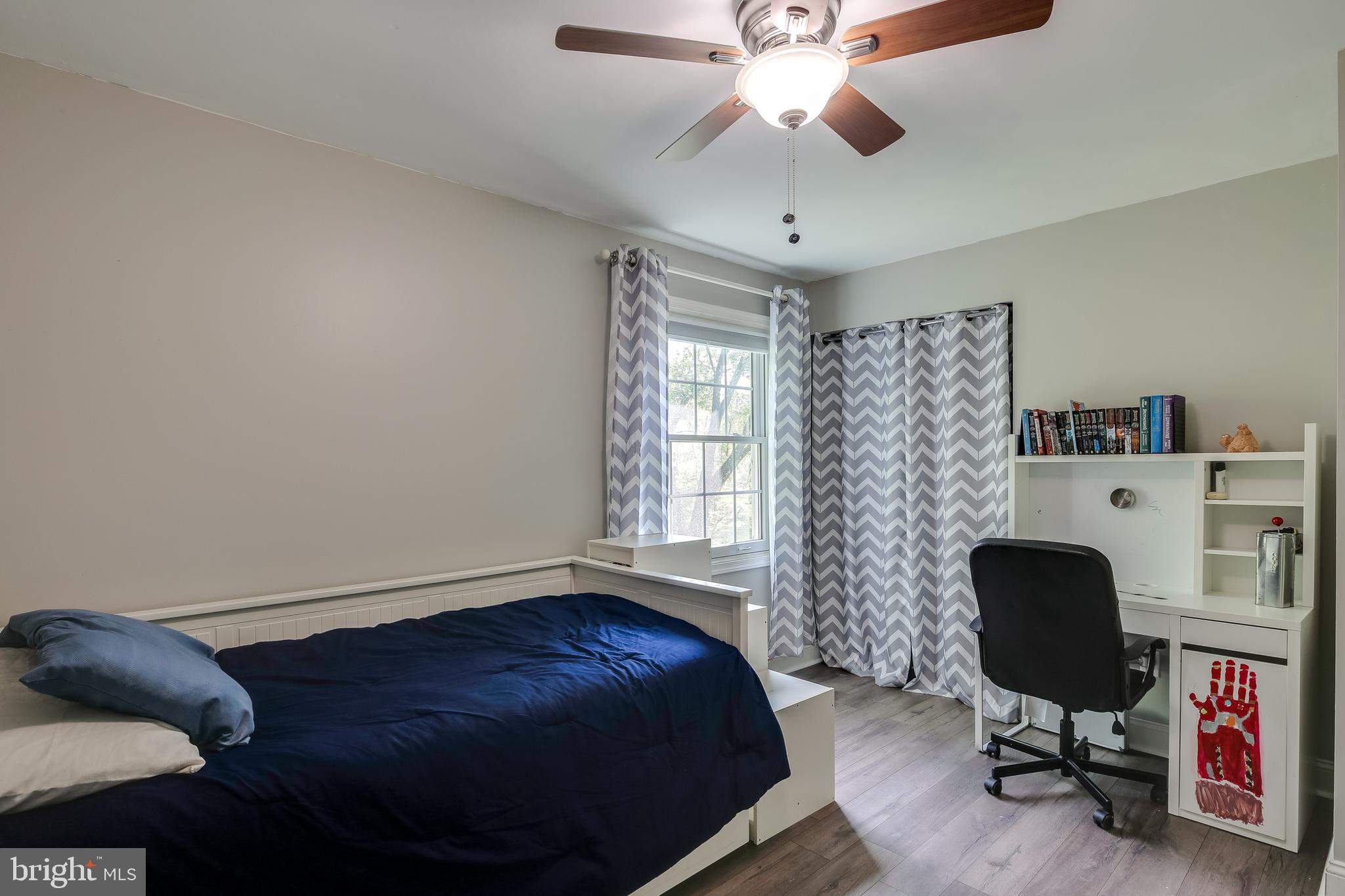 9401 Mellenbrook Road Columbia, MD 21045 - Photo 24 of 29 Bedroom 4 with new flooring and fresh paint